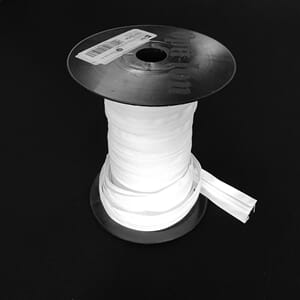 Glidelås Spiral 10mm YKK Metervare hvit